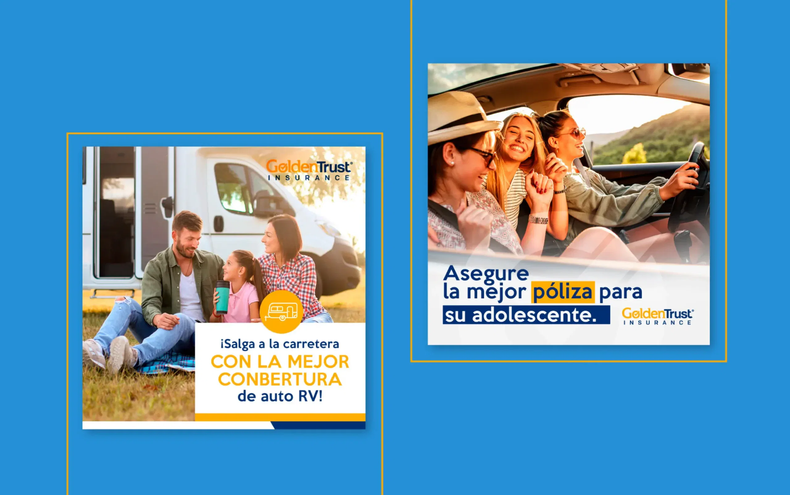 Family enjoying a road trip and outdoor picnic with auto RV insurance options.
