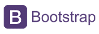 Bootstrap logo with a purple background and white 'B' icon.